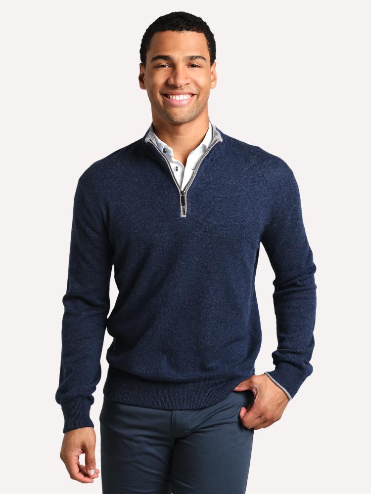 Greyson Men's Sebonack Quarter Zip - Saint Bernard