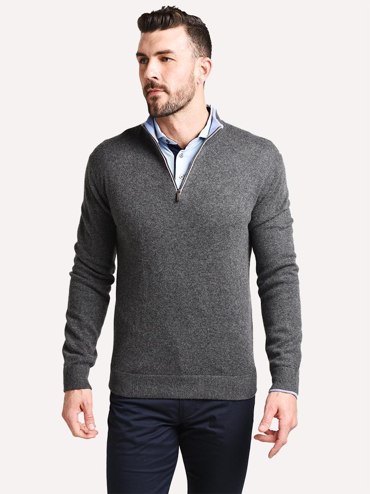 Greyson Men's Sebonack Quarter Zip - Saint Bernard