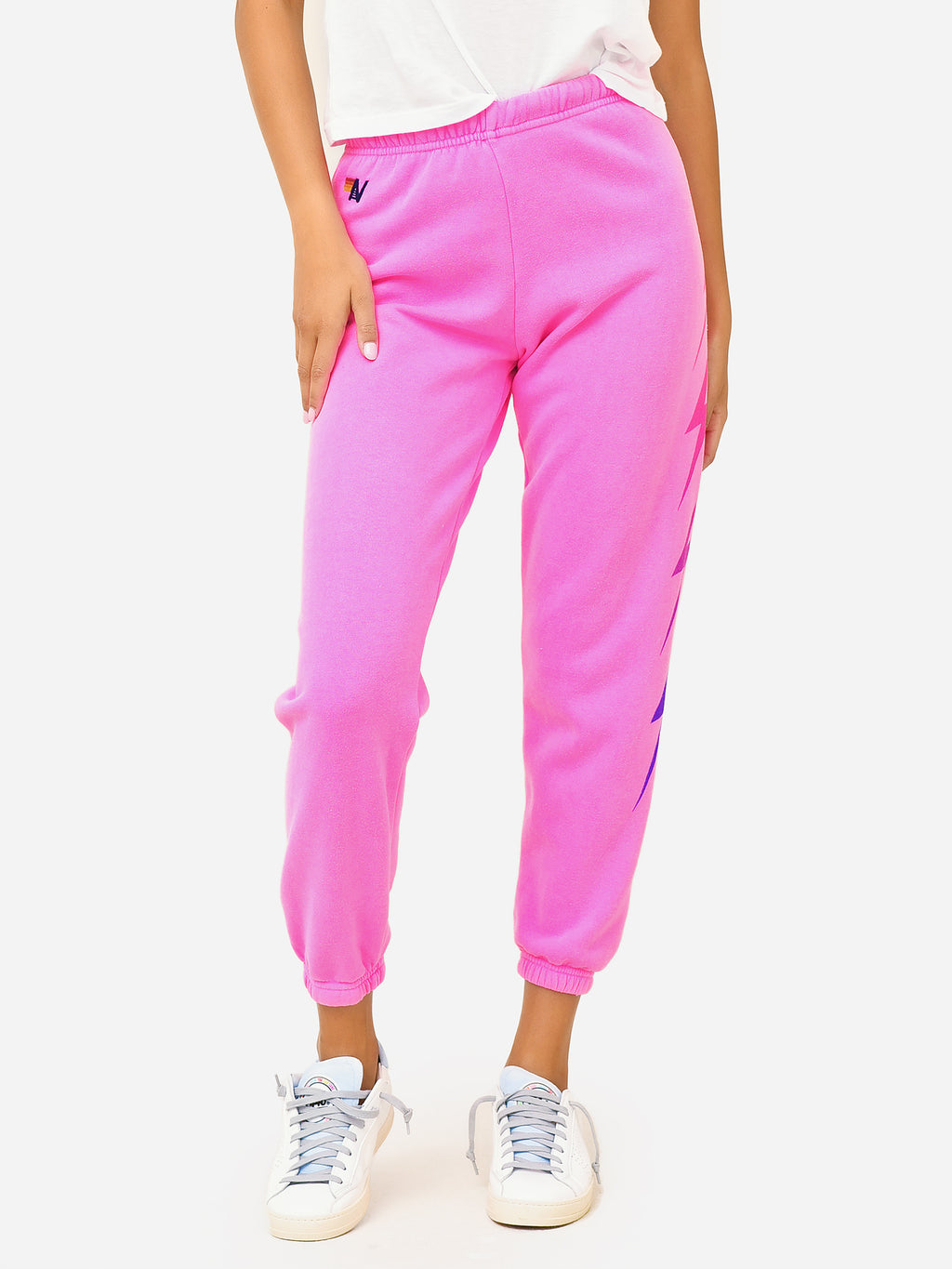 Aviator Nation Women's Bolt Fade Sweatpant - Saint Bernard