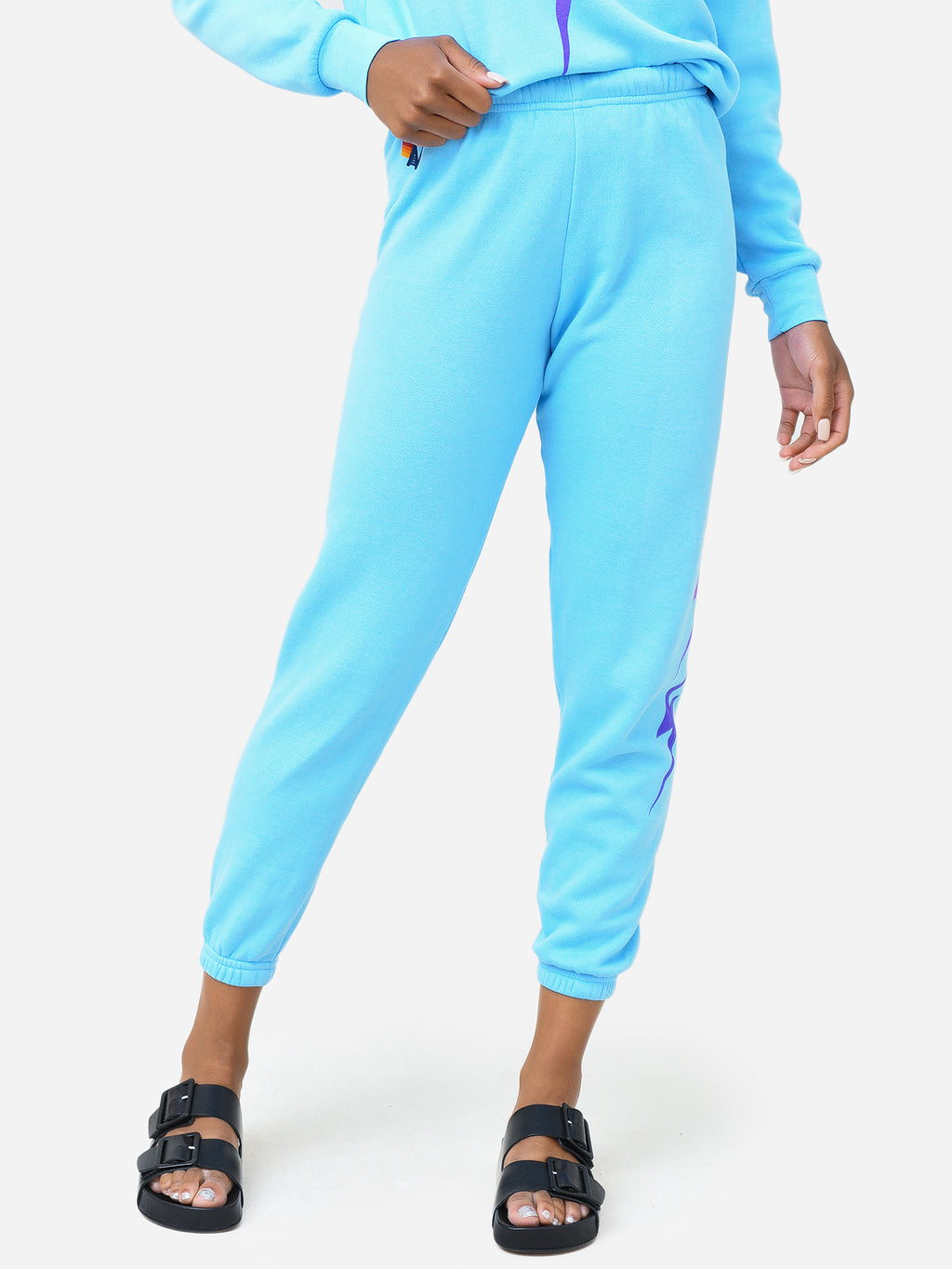 Aviator Nation Women's Bolt Fade Sweatpant - Saint Bernard