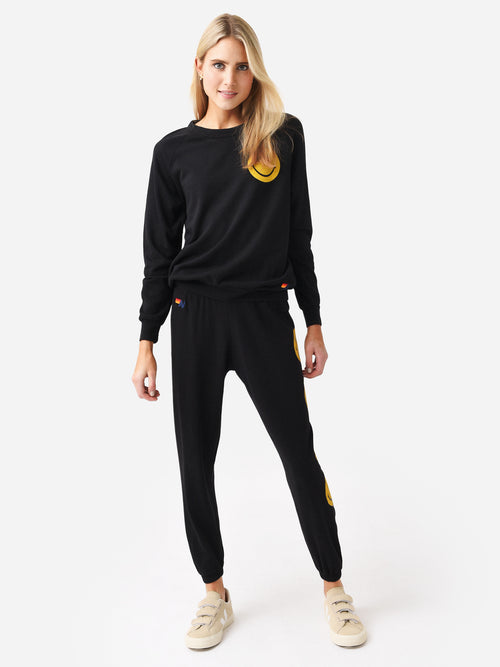 Aviator Nation Women's Smiley 2 Sweatpant