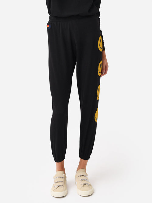 Aviator Nation Women's Smiley 2 Sweatpant