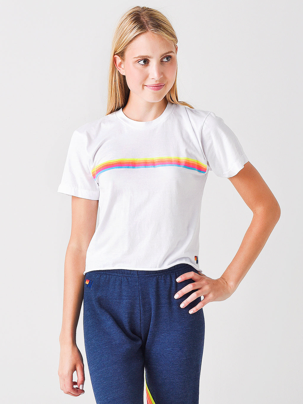 Aviator Nation Women's Sunset Boyfriend Tee - Saint Bernard