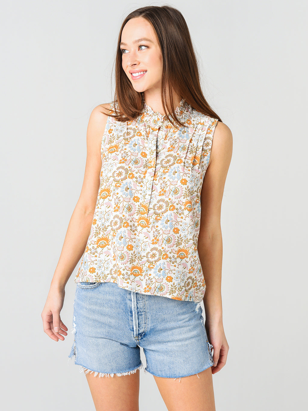 Faherty Brand Women's Faith Blouse - Saint Bernard