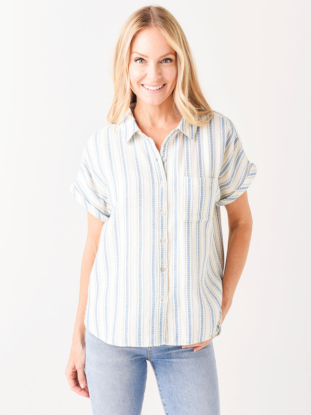 Faherty Brand Women's Avery Shirt - Saint Bernard