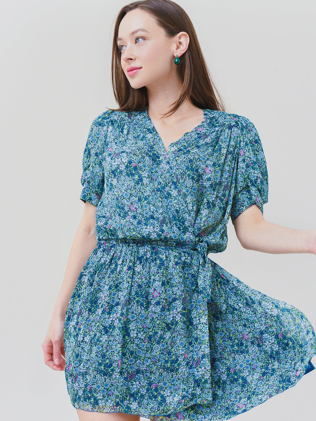 Zadig & Voltaire Women's Betty Mousseline Liberty Garden Dress - Saint Bernard