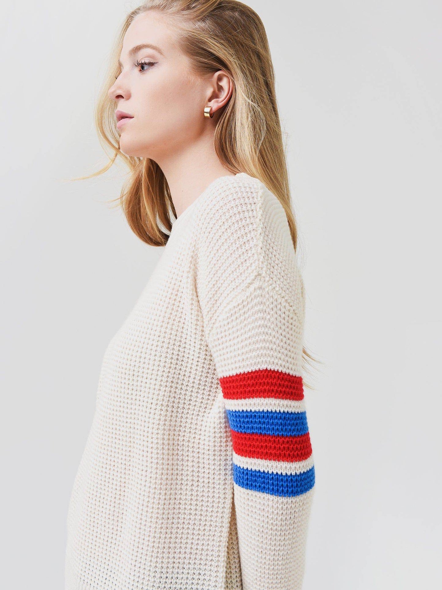 Faherty Brand Women's Wisp Waffle Sweater - Saint Bernard