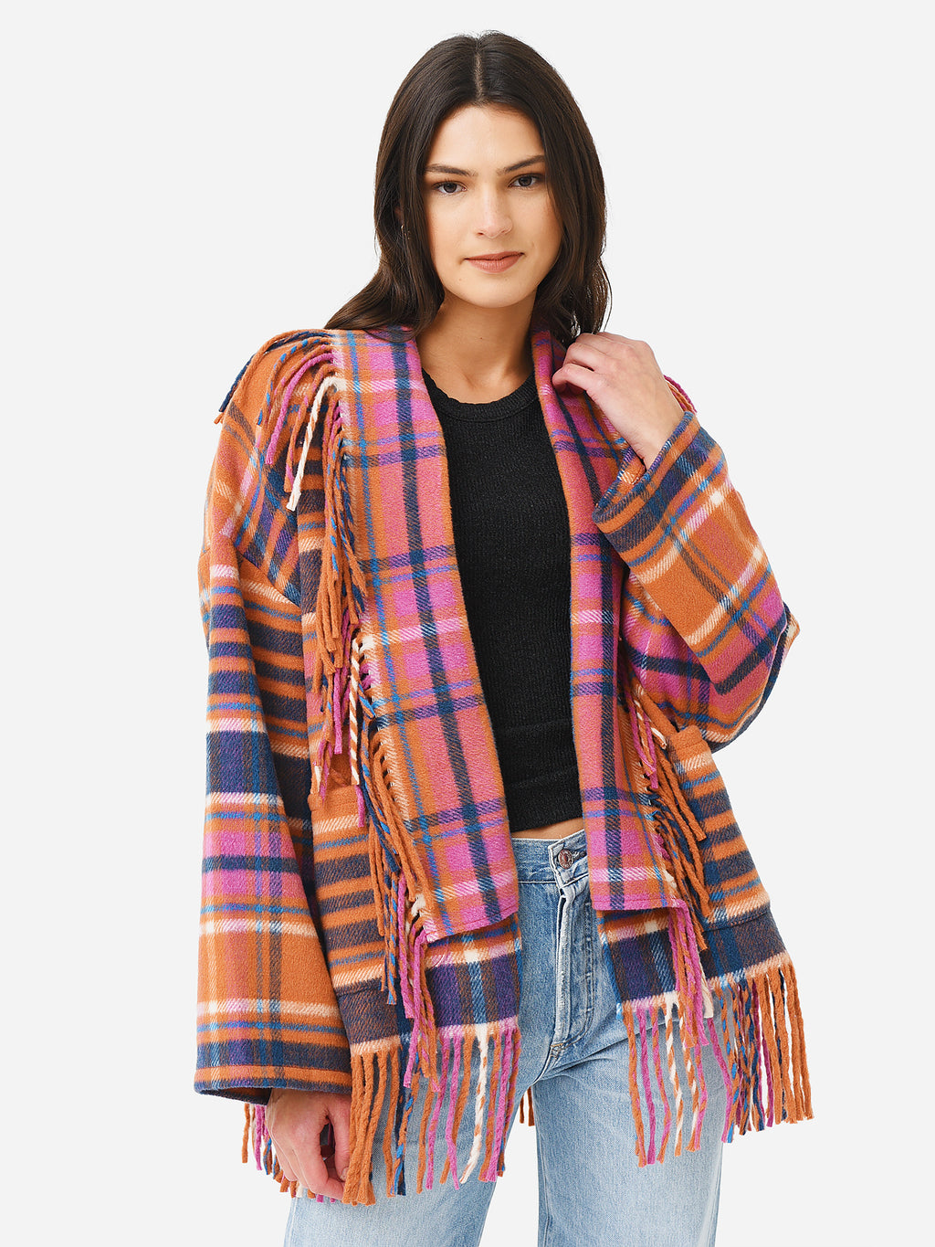 Xirena Women's Austyn Fringe Jacket - Saint Bernard