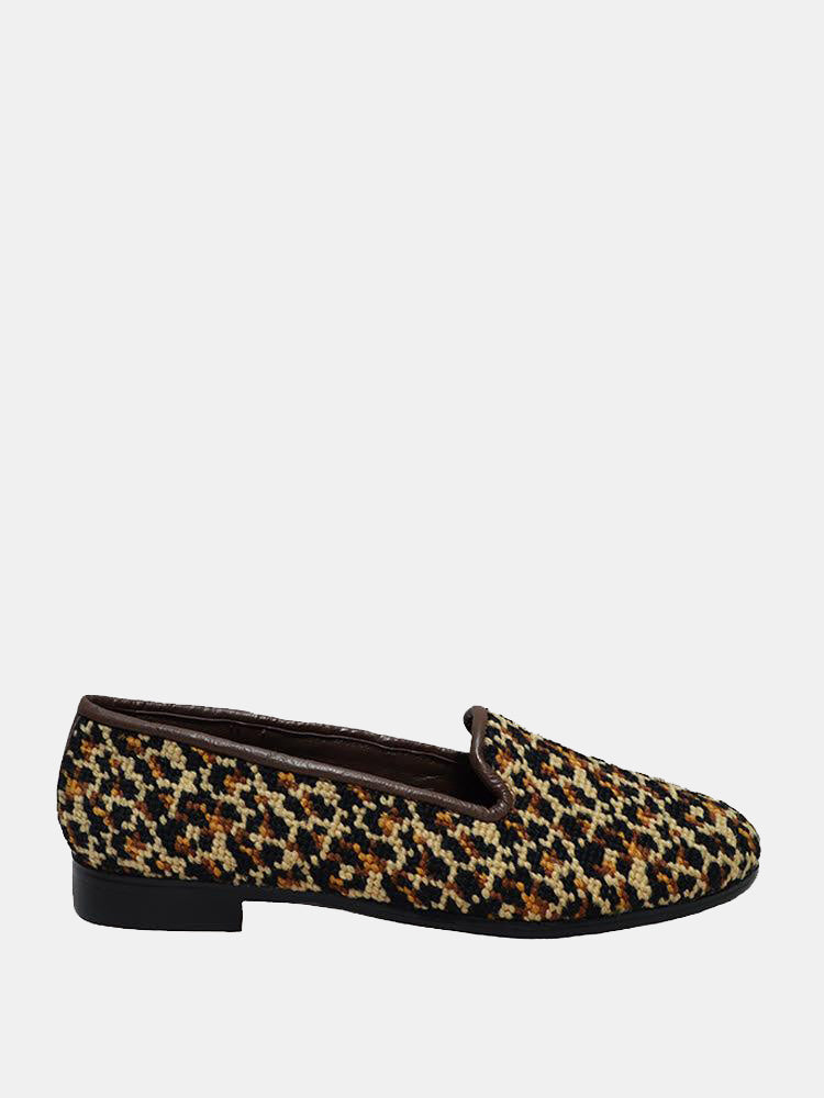 By Paige Mini Leopard Loafer