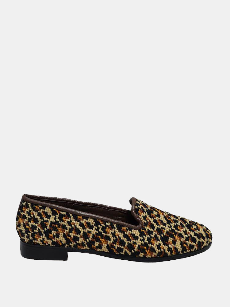 By Paige Mini Leopard Loafer - Saint Bernard