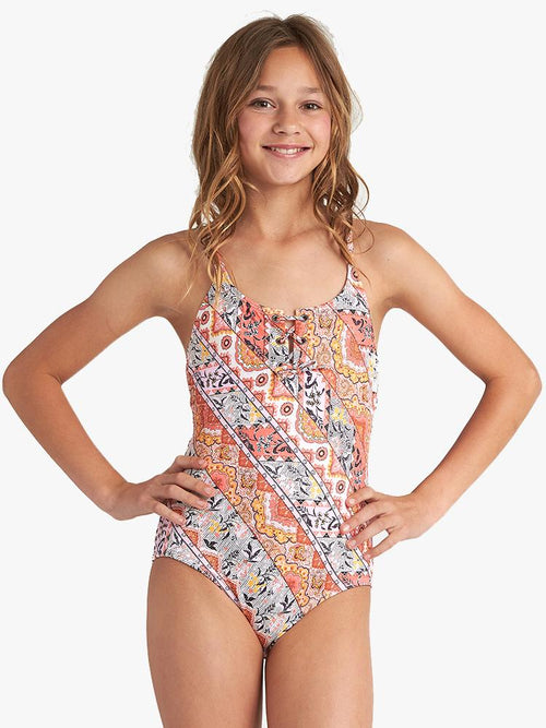 Billabong Girls’ Boho Babe One Piece Swimsuit