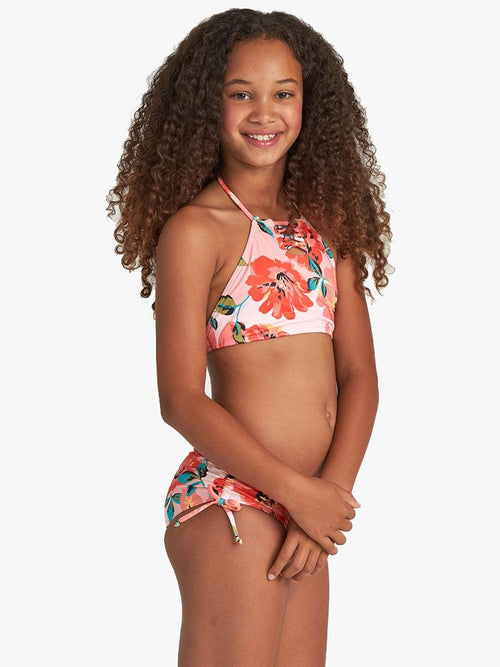 Billabong Girls’ Beach Bliss High Neck Two Piece Swimsuit