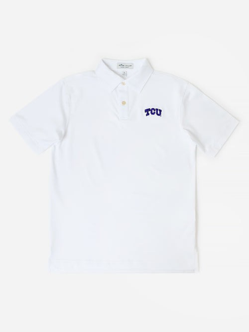 Peter Millar Youth Collegiate Boys' Solid Performance Jersey Polo
