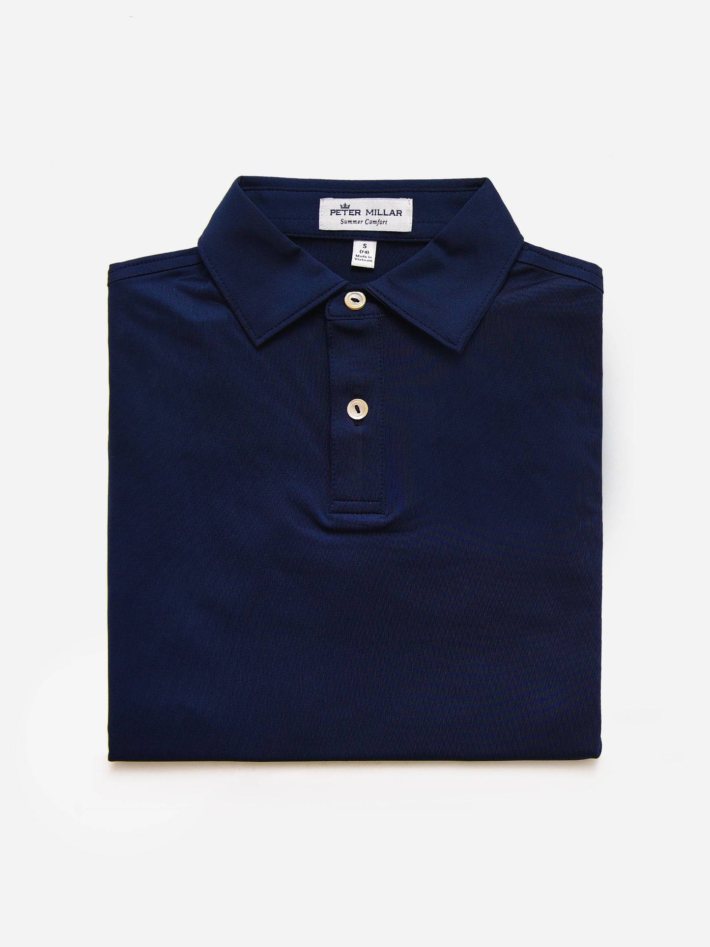 Peter Millar Youth Collection Boys' Solid Performance Jersey Polo - Saint Bernard