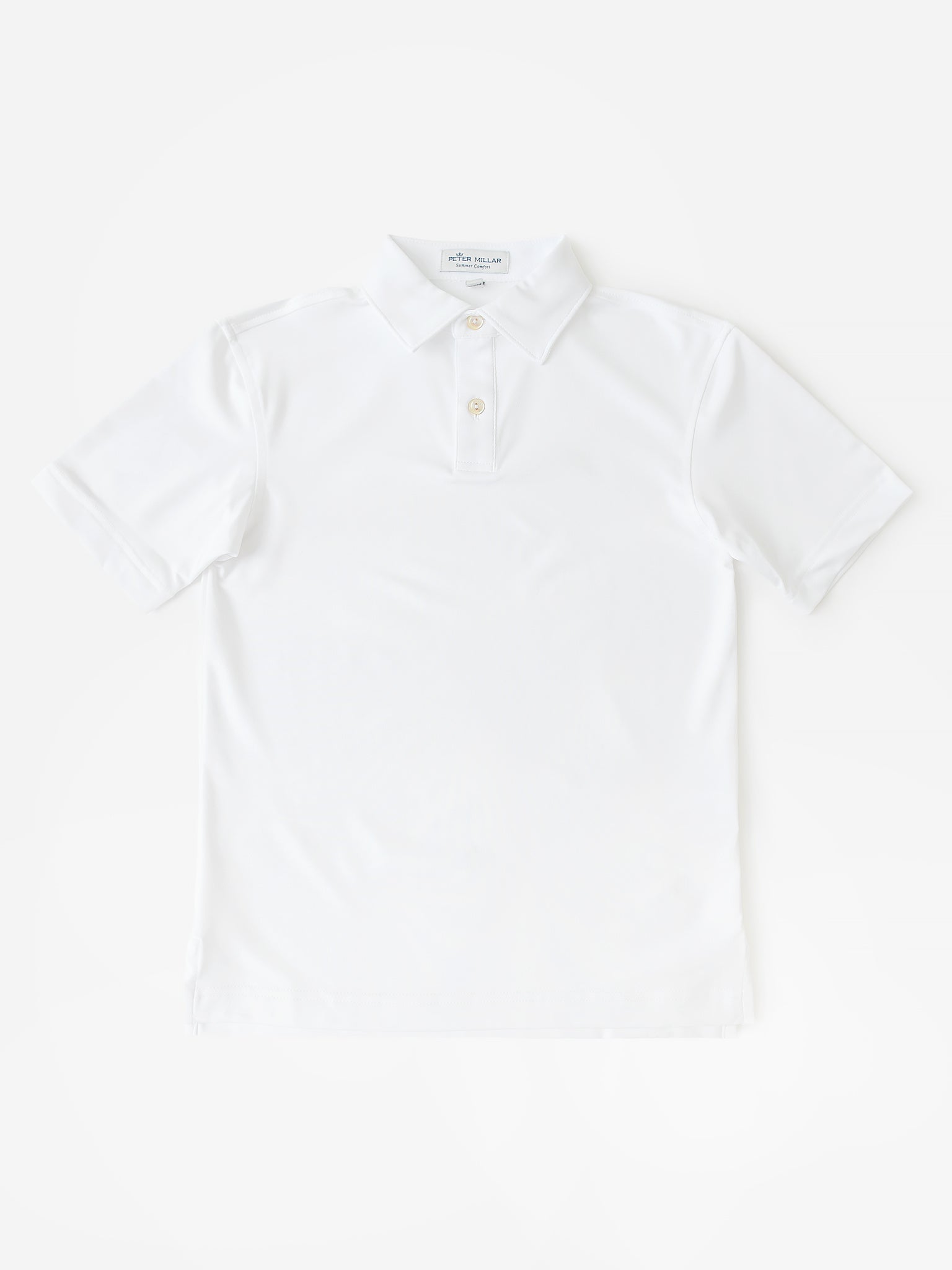 Peter Millar Youth Collection Boys' Solid Performance Jersey Polo - Saint Bernard