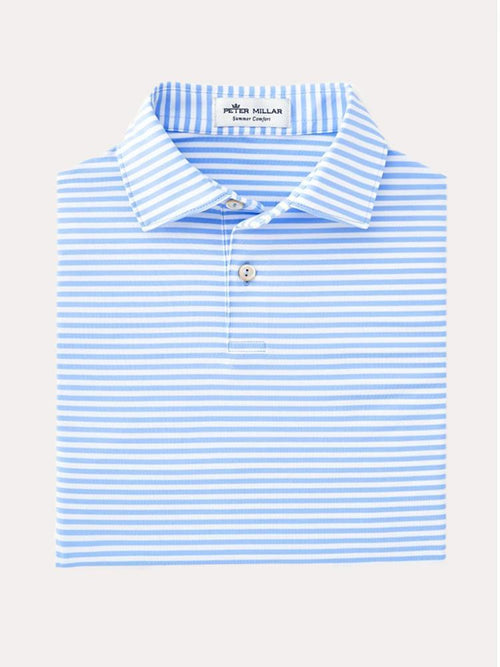 Peter Millar Boys' Competition Stripe Performance Polo