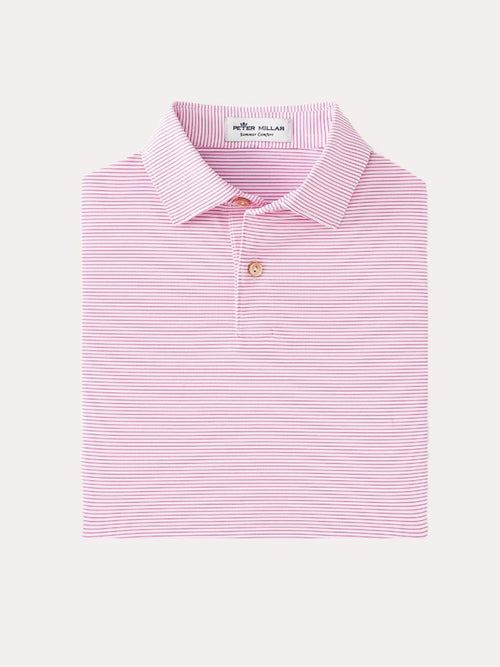 Peter Millar Boys' Halford Stripe Stretch Jersey Polo
