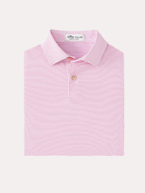 Peter Millar Boys' Halford Stripe Stretch Jersey Polo