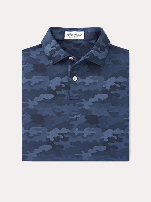 Peter Millar Boys' Haymaker Printed Camo Performance Polo