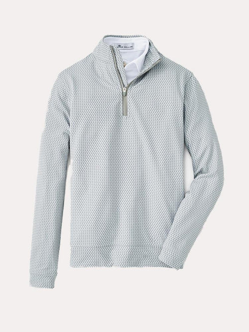 Peter Millar Boys' Perth Printed Birdie Quarter Zip