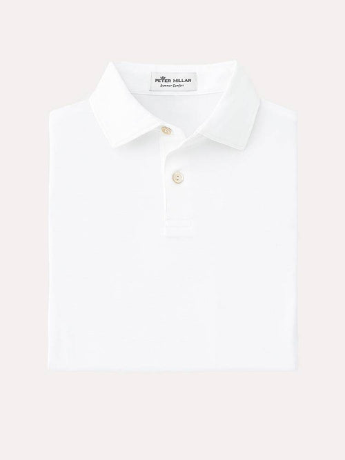 Peter Millar Boys' Solid Youth Stretch Jersey Polo