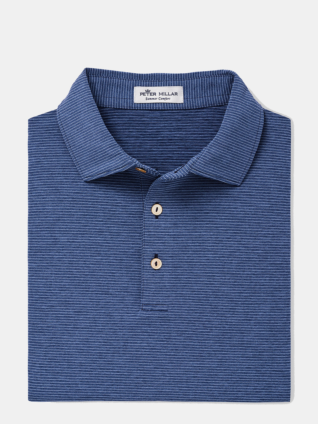 Peter Millar Youth Boys' Halford Stripe Performance Polo - Saint Bernard