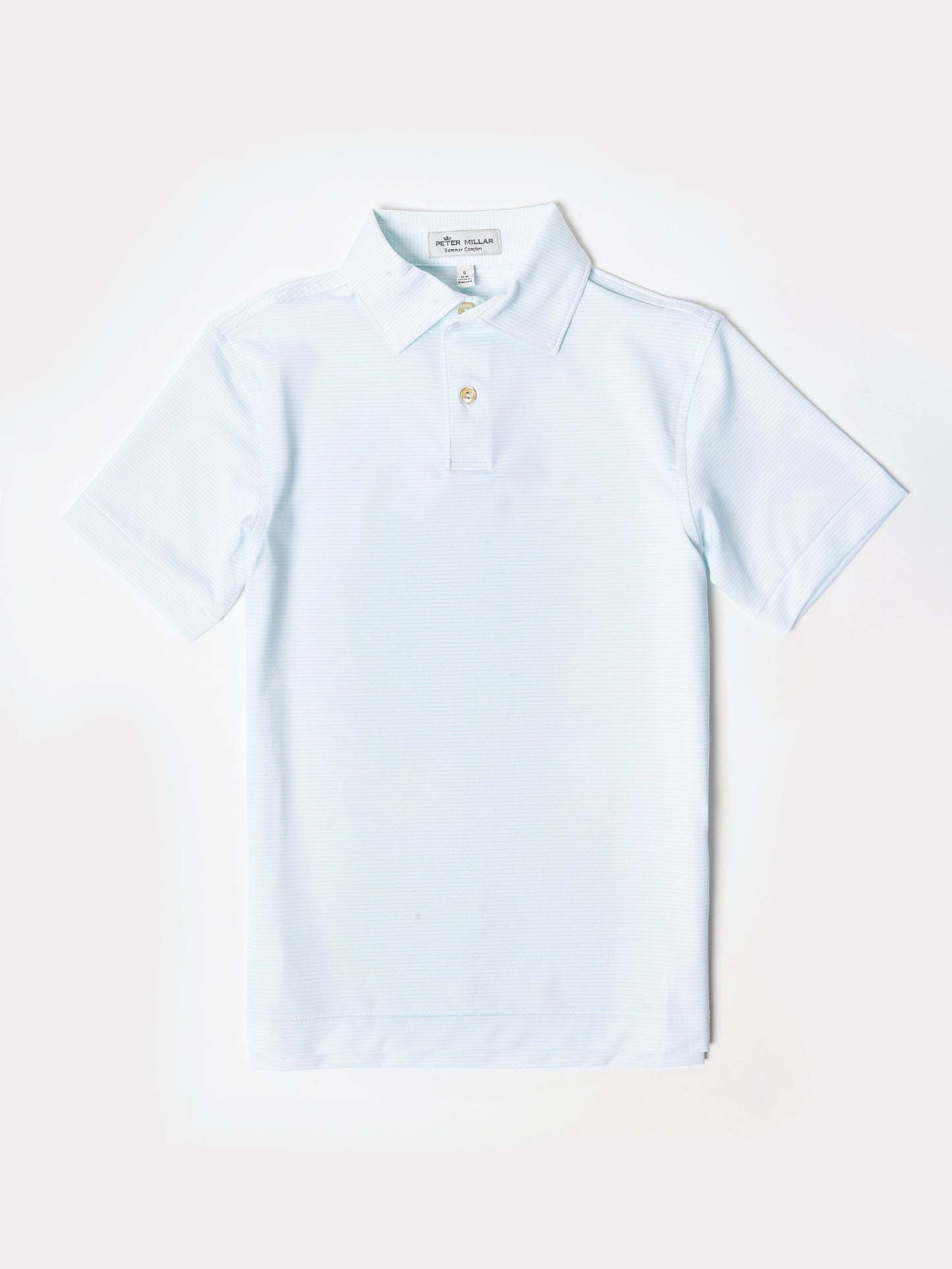 Peter Millar Youth Boys' Halford Stripe Performance Polo - Saint Bernard
