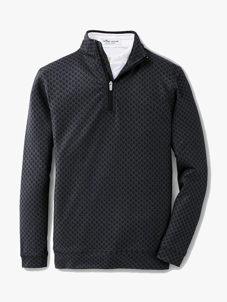 Peter Millar Crown Sport Boys' Perth Stretch Loop Terry Printed Skull - Saint Bernard