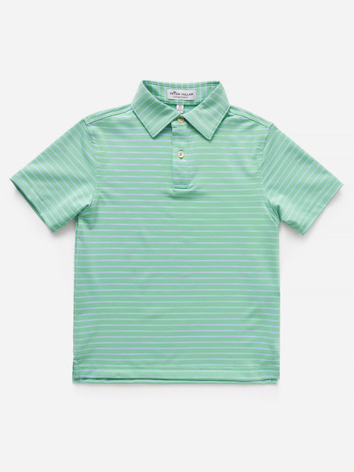 Peter Millar Youth Collection Boys' Drum Performance Jersey Polo