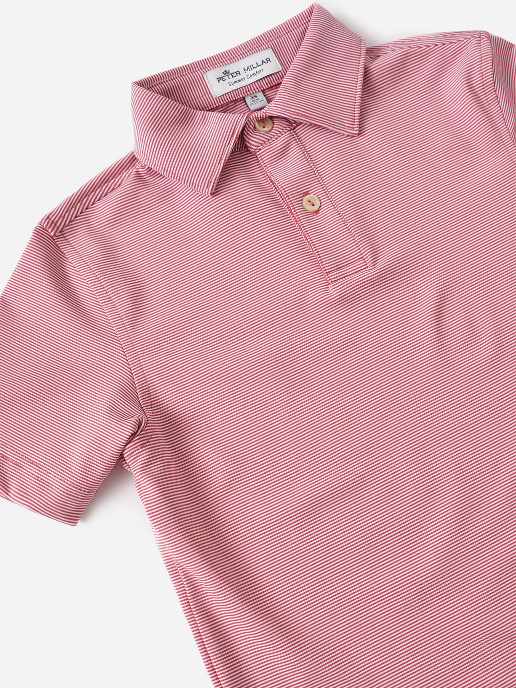 Peter Millar Youth Collection Boys' Jubilee Performance Jersey Polo - Saint Bernard