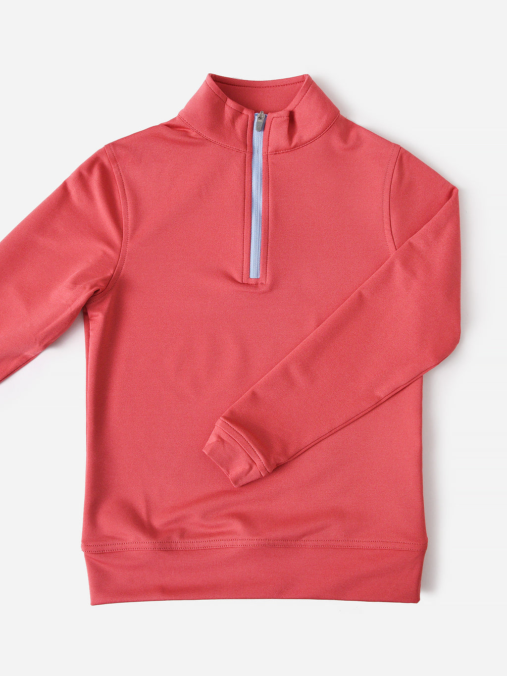 Peter Millar Youth Collection Boys' Perth Melange Performance Quarter-Zip - Saint Bernard
