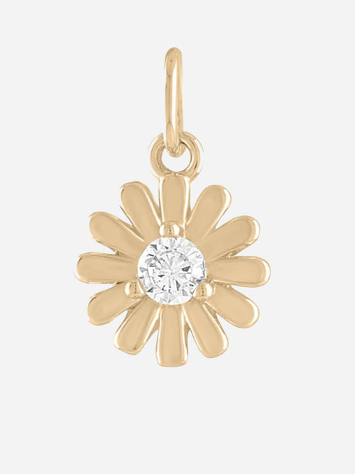 Alexa Leigh Yellow Gold Daisy Charm
