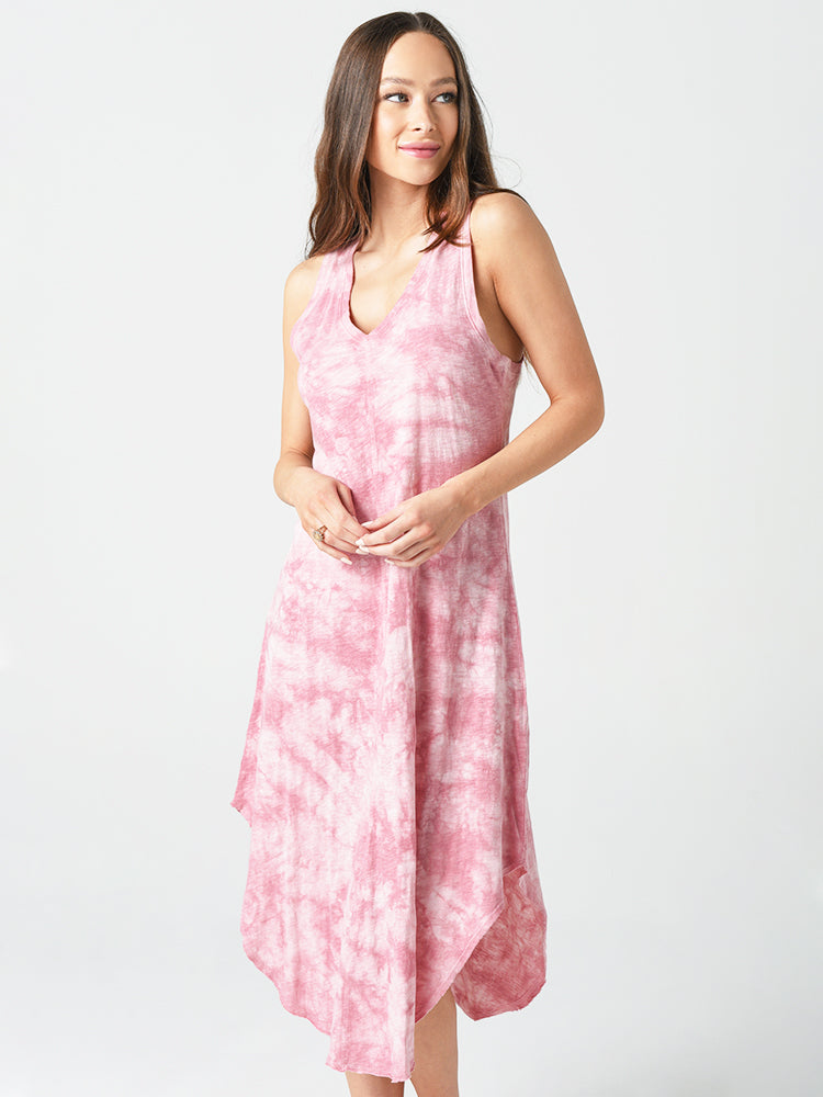 Z Supply Women's The Cloud Tie Dye Dress - Saint Bernard
