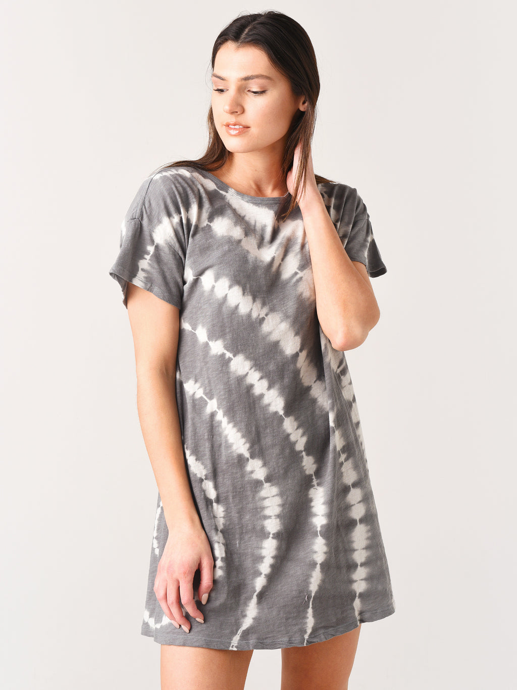 Z Supply Women's Launa Swirl Tie-Dye Dress - Saint Bernard