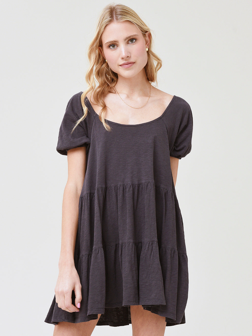 Z Supply Women's Ocean Tiered Slub Dress - Saint Bernard