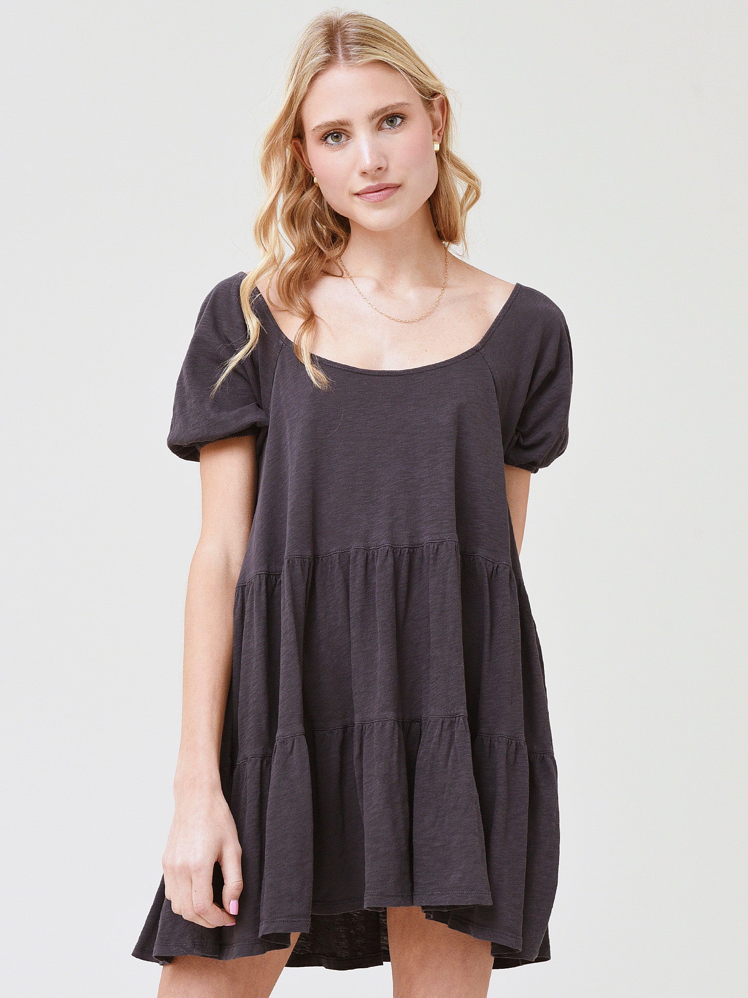 Z Supply Women's Ocean Tiered Slub Dress - Saint Bernard