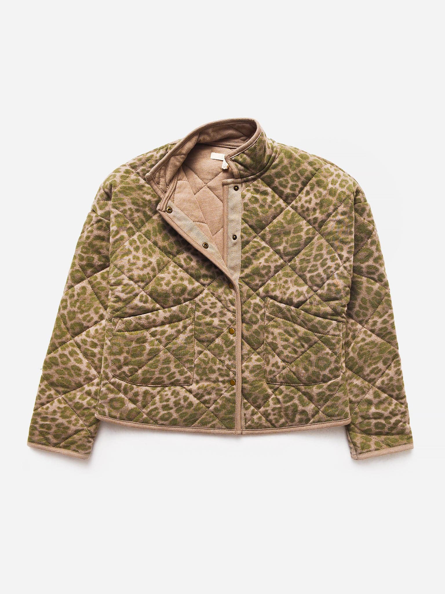 Z Supply Girls' Maya Leopard Jacket - Saint Bernard