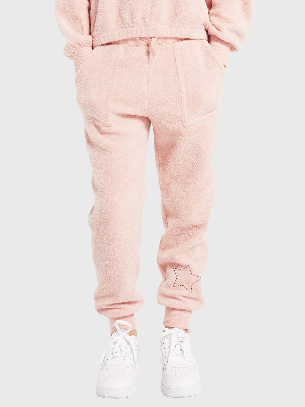 Z Supply Girls' Mix Fleece Jogger - Saint Bernard