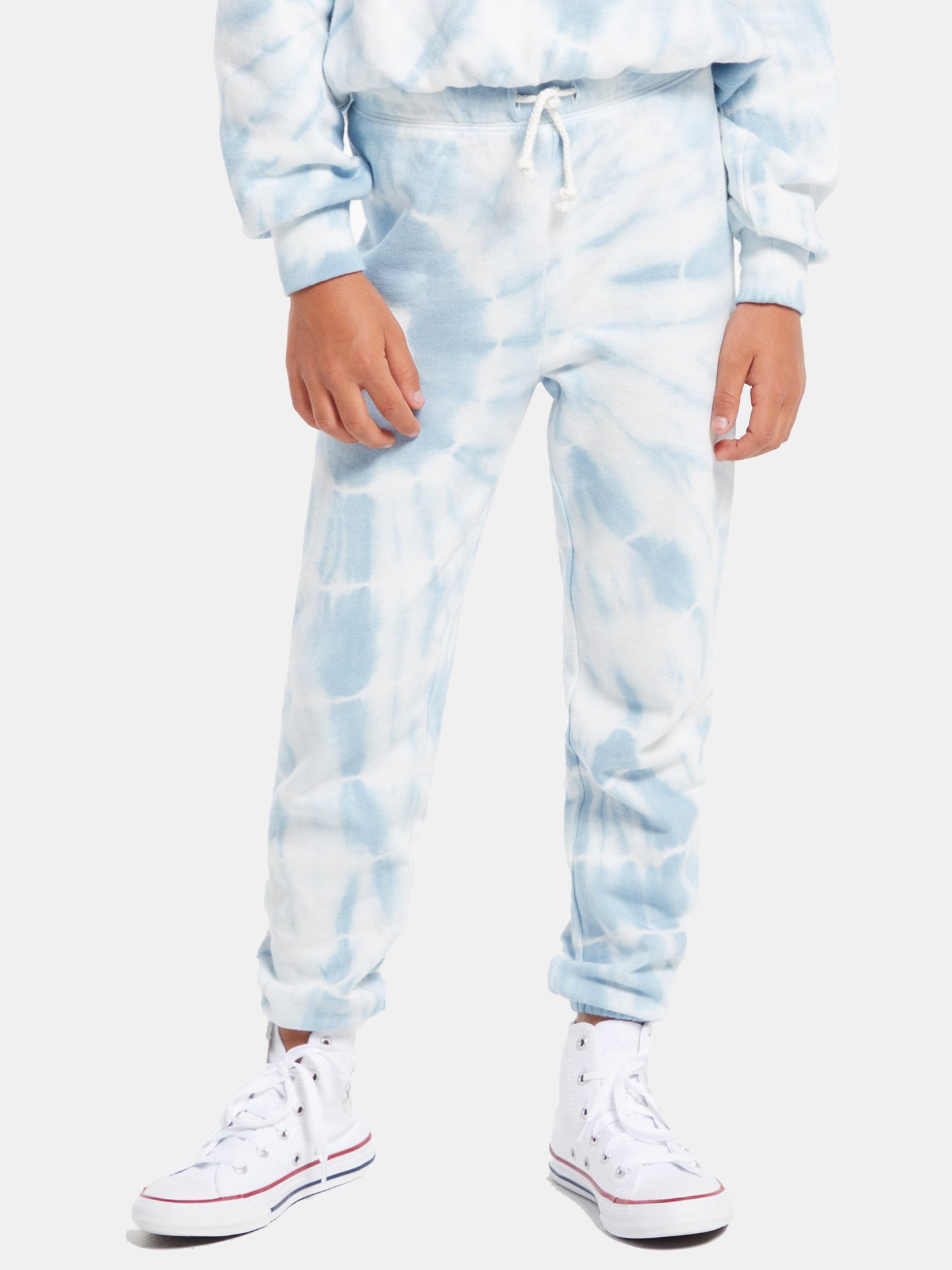 Z Supply Girls' Palmer Spiral Tie Dye Jogger - Saint Bernard