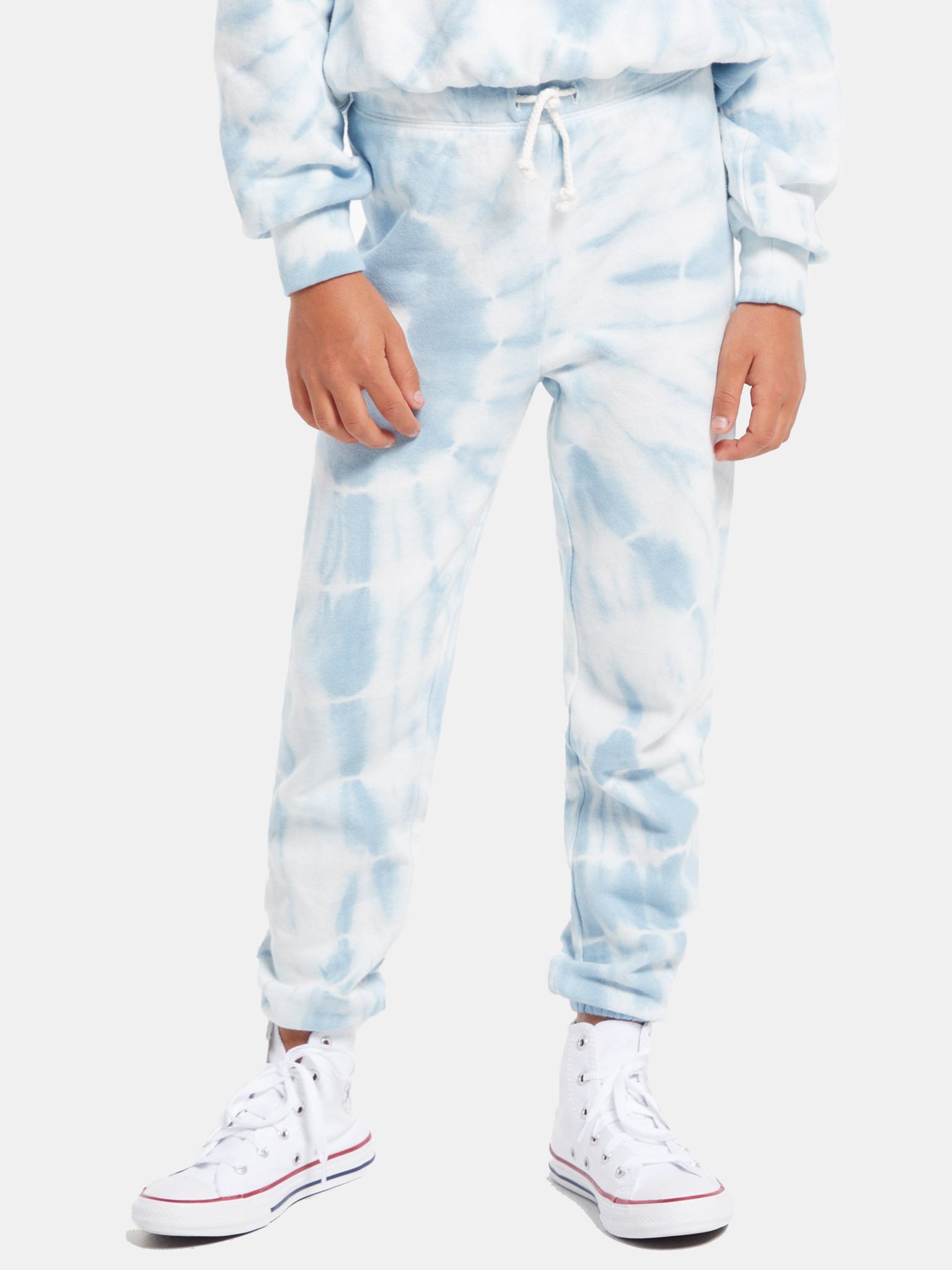 Z Supply Girls' Palmer Spiral Tie Dye Jogger - Saint Bernard