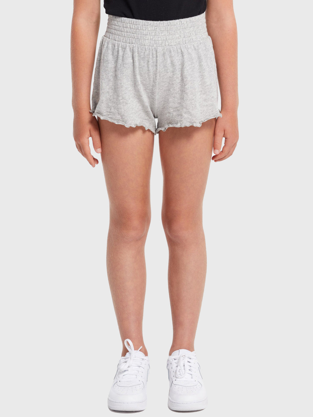 Z Supply Girls’ Emery Smocked Short - Saint Bernard