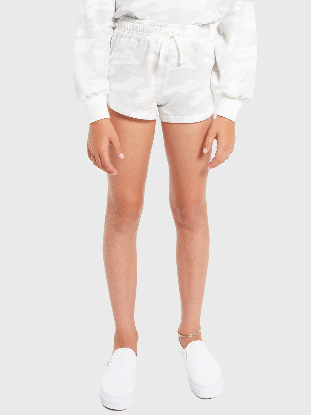 Z Supply Girls' Mia Camo Short - Saint Bernard