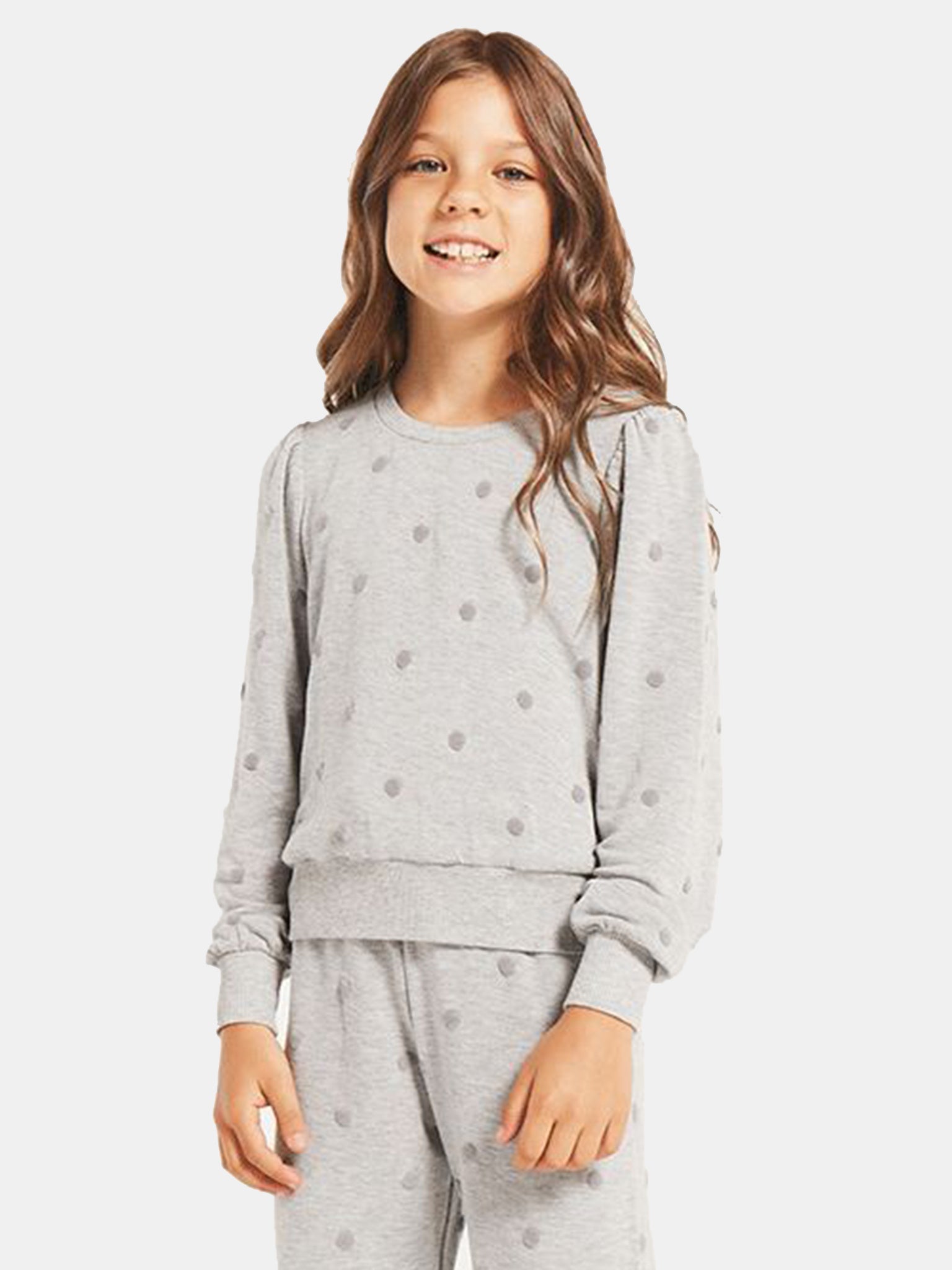 Z Supply Girls' Zoe Dot Top - Saint Bernard