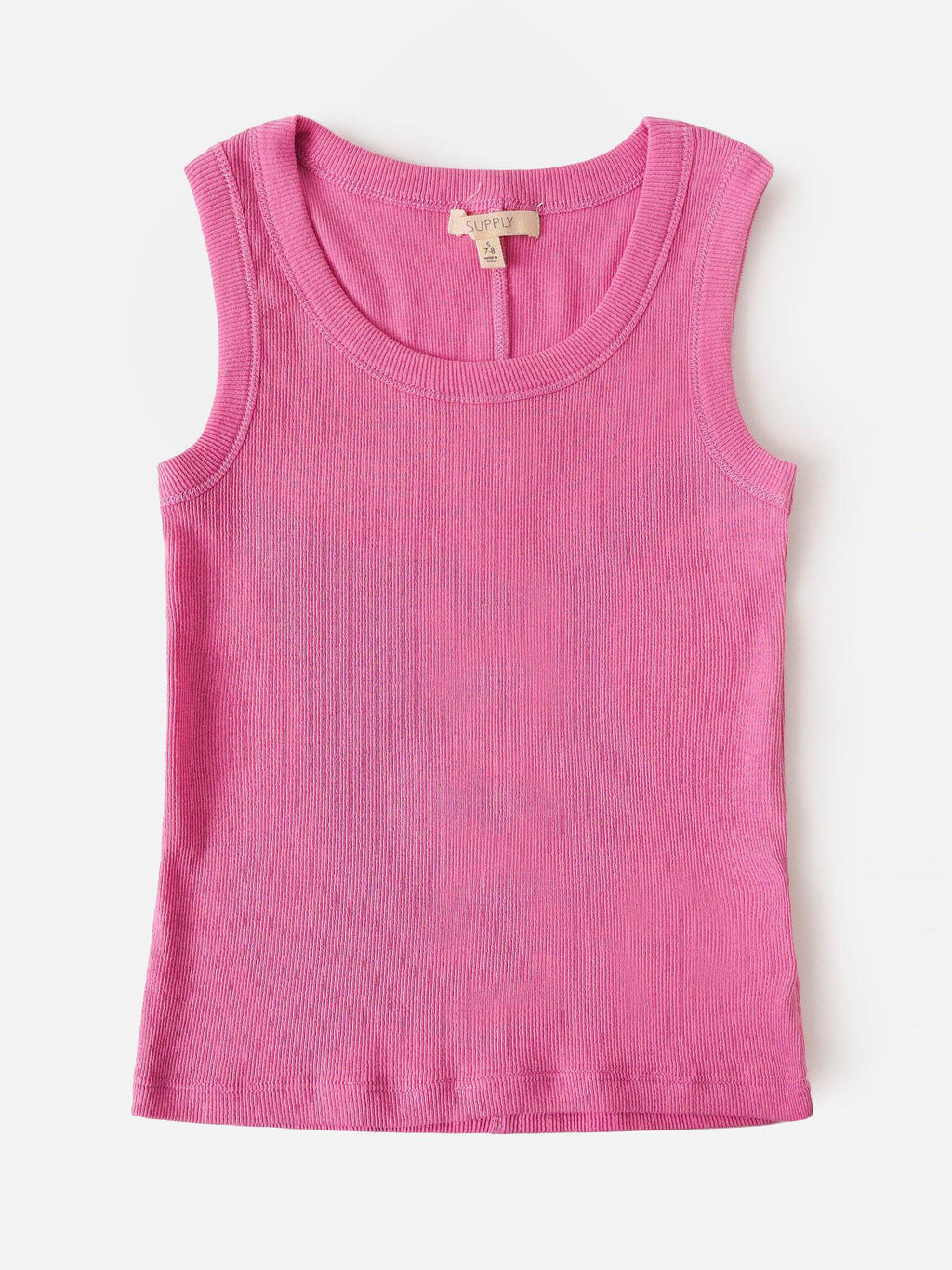 Z Supply Girls' Oaklynn Rib Tank - Saint Bernard