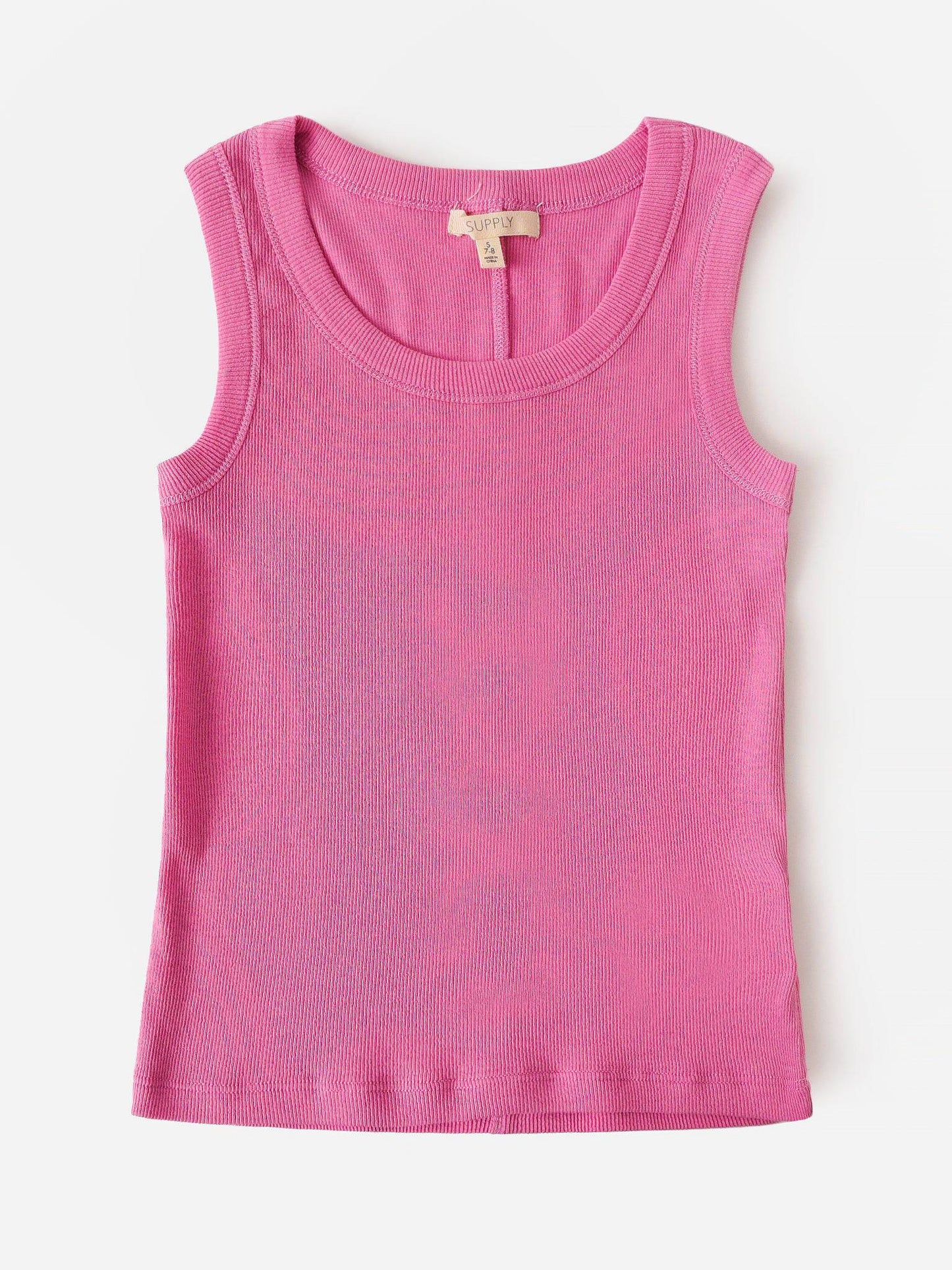 Z Supply Girls' Oaklynn Rib Tank - Saint Bernard