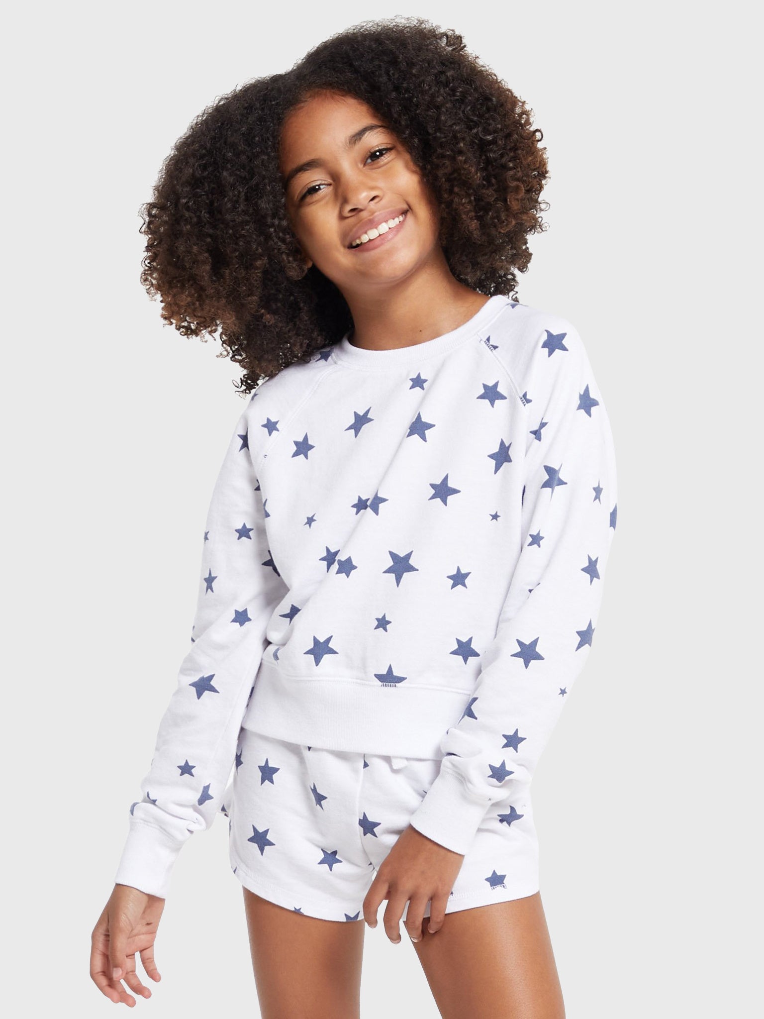 Z Supply Girls’ Ivy Star Pullover - Saint Bernard