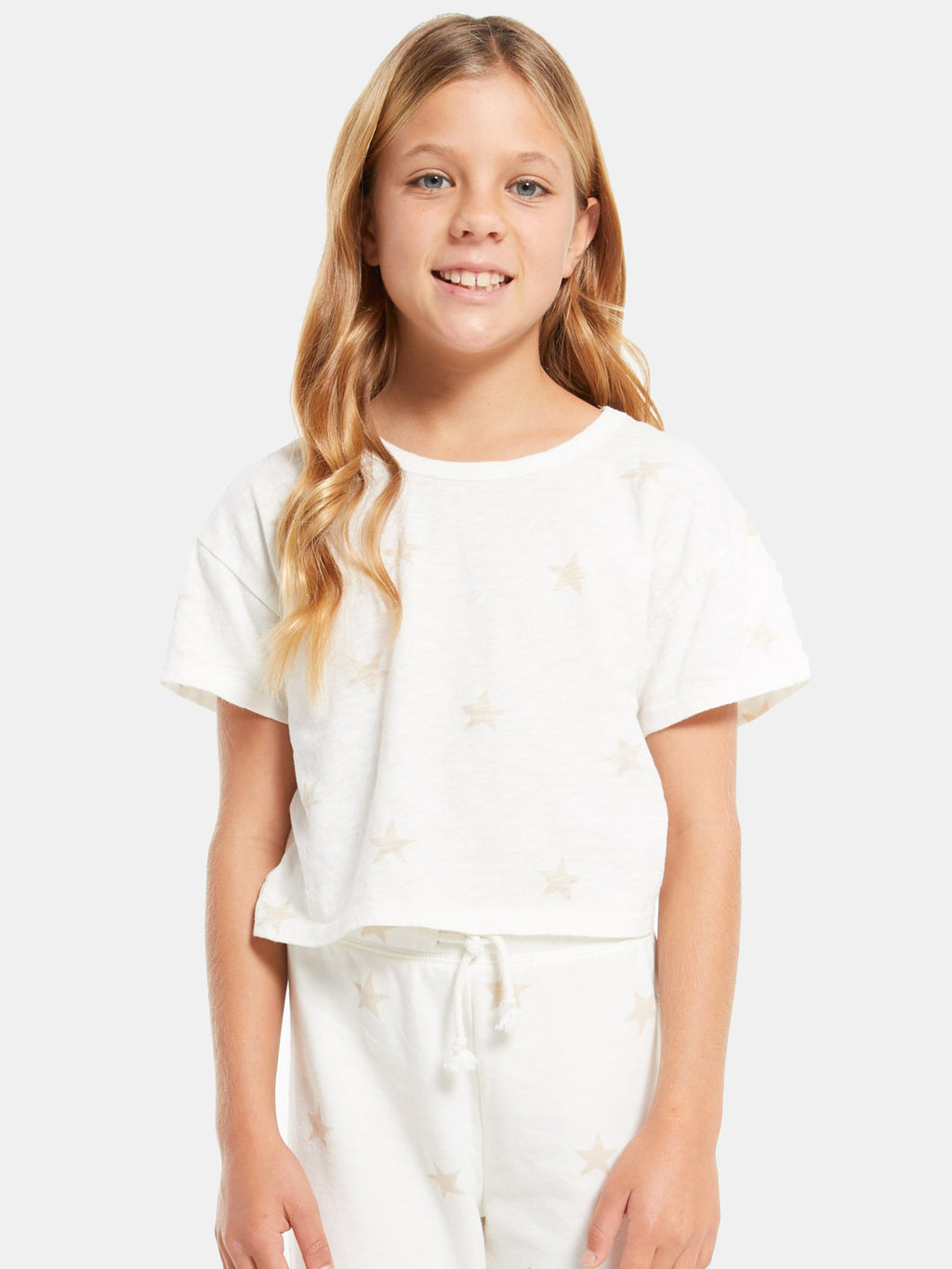Z Supply Girls' Nattie Star Tee - Saint Bernard