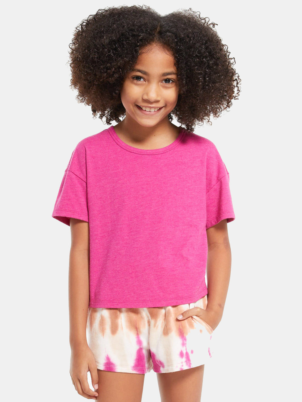 Z Supply Girls' Mila Jersey Tee - Saint Bernard