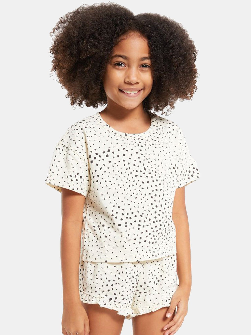 Z Supply Girls' Nattie Dot Tee - Saint Bernard