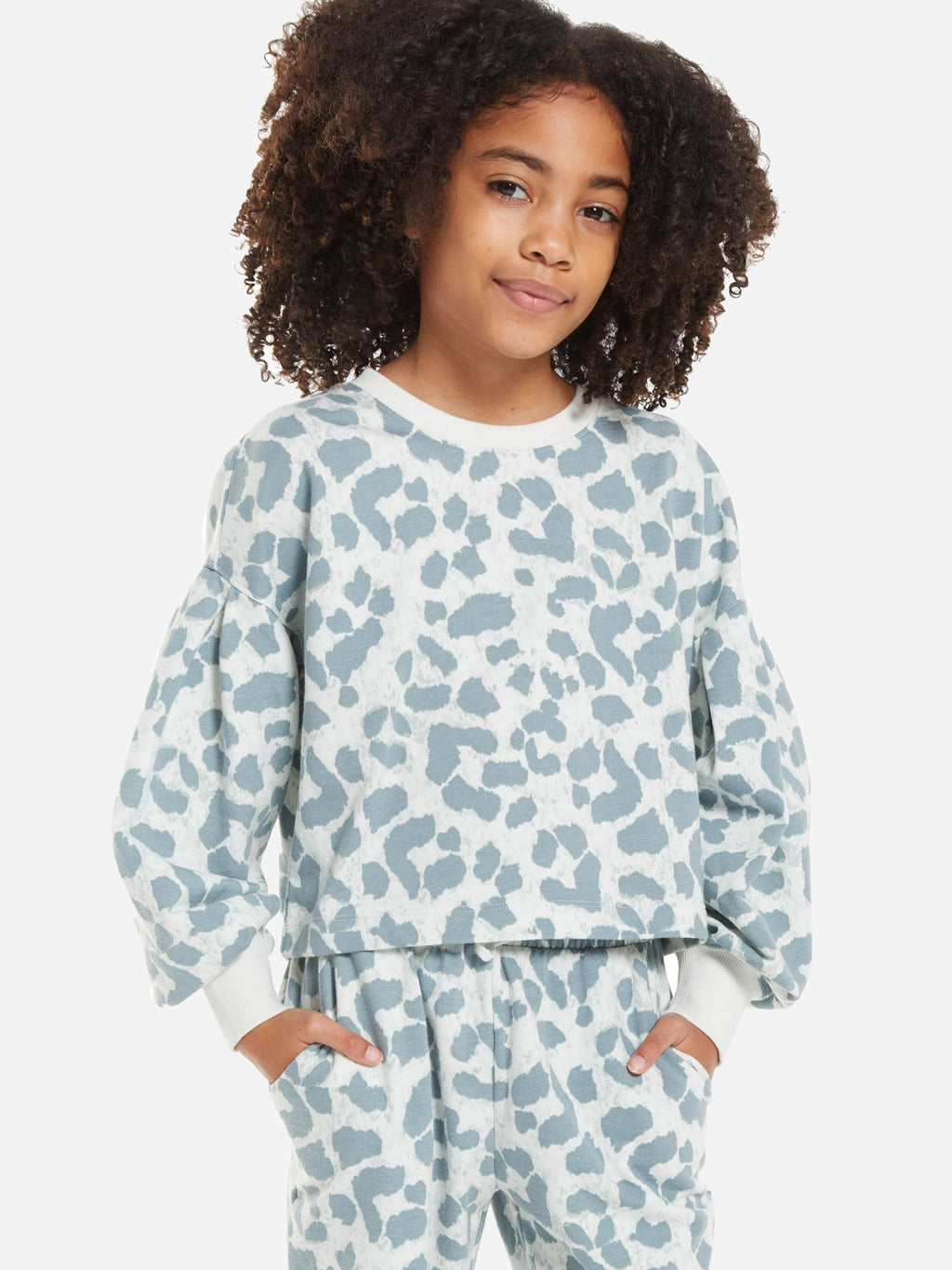 Z Supply Girls' Ulla Wildcat Pullover - Saint Bernard